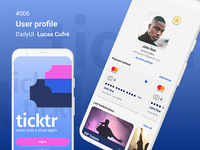 DailyUI #006 - User profile