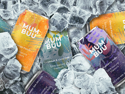 Mum buu Ciders | Product Mock Up | Alcoholic Drink | Hectoor adobe illustrator alchohol brand identity branding branding design can cider drinks foods