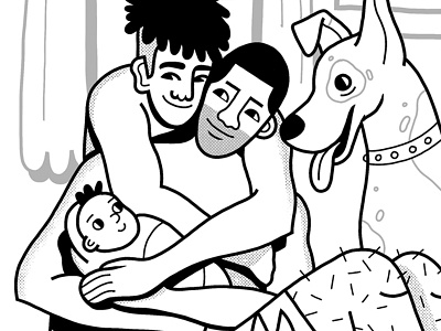 Awww book coloring cute dogs gay illustration lgbtq lgbtqia