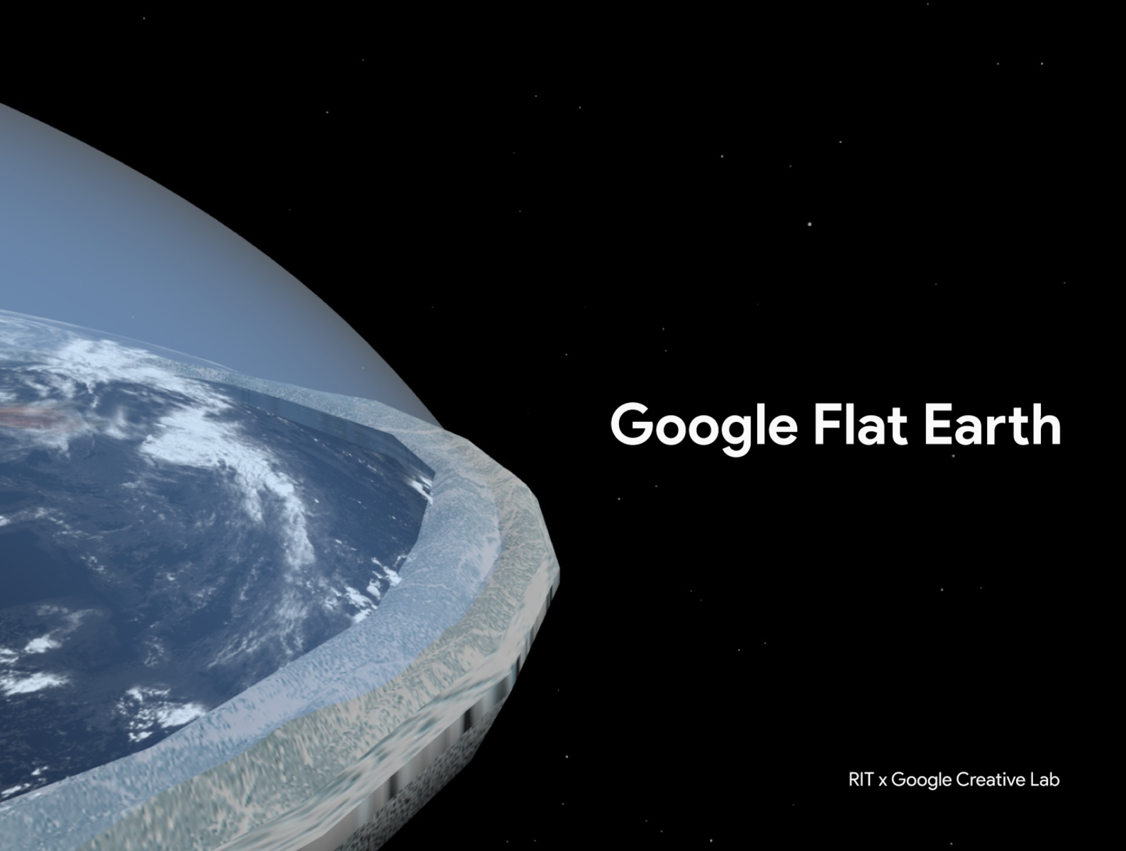 Google flat sale earth