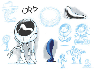 Ord -- alien character design alien cartooning character design comics illustration