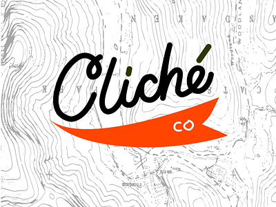 Cliche Co illustration logo twinbull