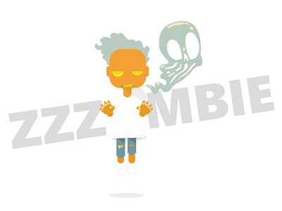 Zzzombie illustration twinbull