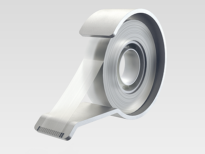 Aluminium Tape Dispenser aluminio aluminum dispenser keyshot render solidworks tape