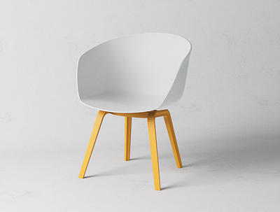 AAC 22 - ABOUT A CHAIR - HAY aac about a chair chair design digital dk hay keyshot product product design render solidworks