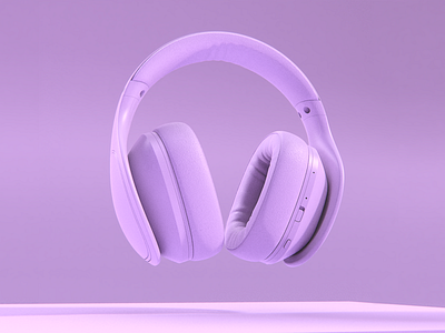 Level over samsung Mauve branding concept design digital headphones illustration keyshot level logo mauve overlay render samsung