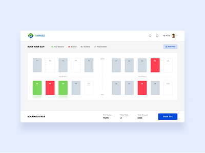 Car Parking Admin Panel UI application ui car parking dashboard figmadesign flat illustration parking app parking booking parking lot product design software design typography uiux web application