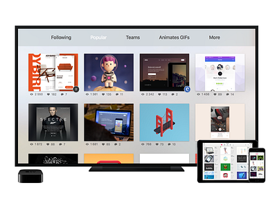 balllin' for TV appletv balllin dribbble ios tv