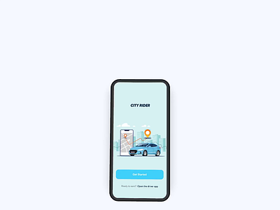 Ride Sharing App Interaction 2020 app appdesign clean design ios map minimal mobile mobile app modern rideapp rideshare search share ride taxi trend ui ux
