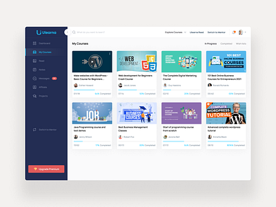 Ulearna - Online Learning Web Redesign