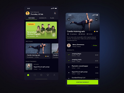 Fitbuddy - Gym and Workout App Design app design diet fit fitness app flutter gym health mobile app mobile app design popular product uiux ux workout app