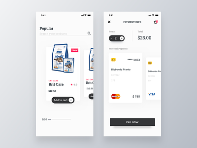 Product Shop App Design