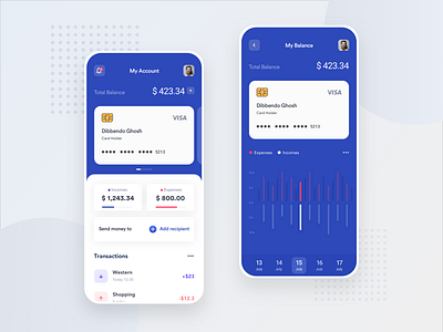 Financial iOS App Design