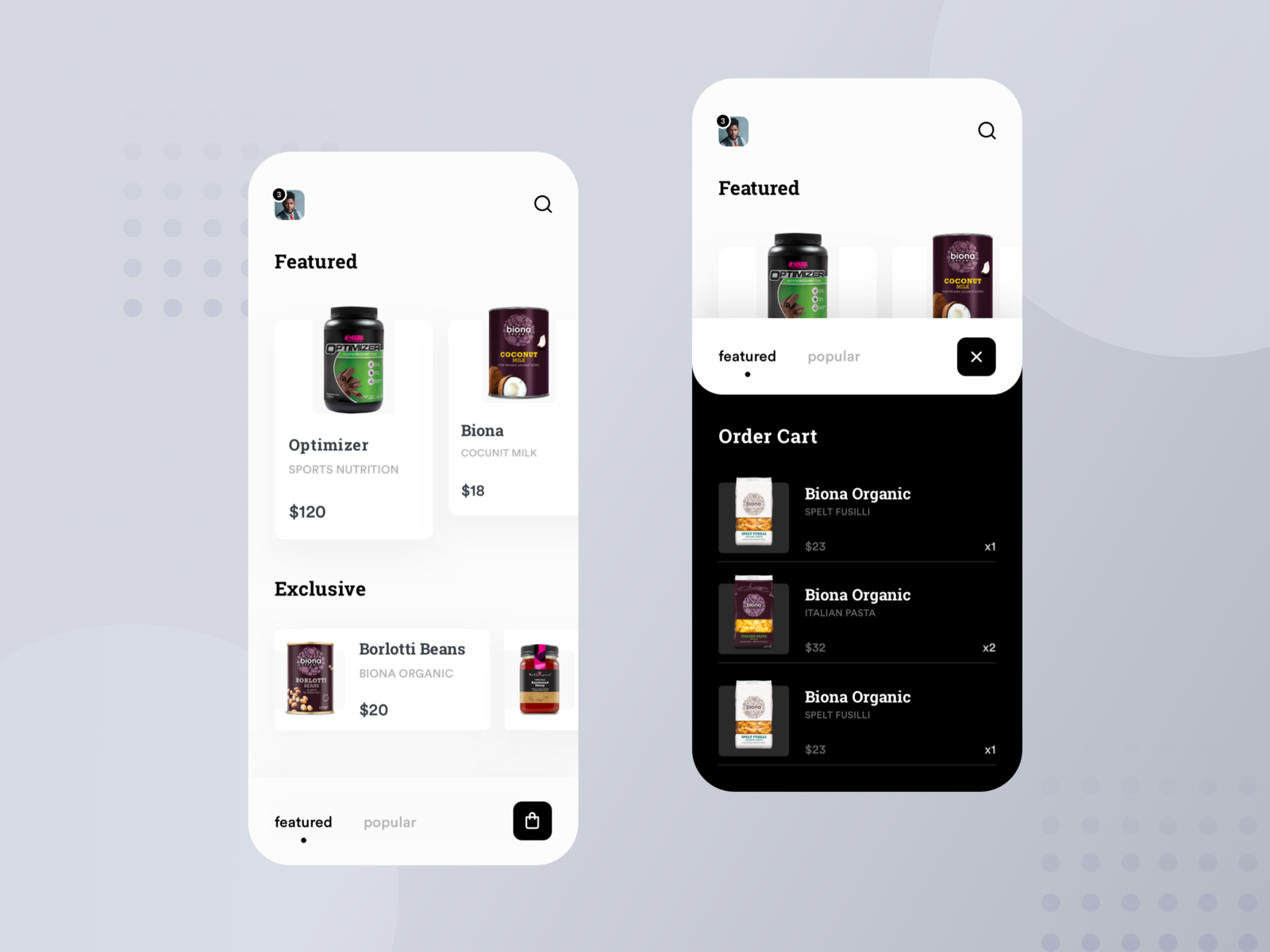 Store Shop App Design by Dibbendo for UICraft Studio on Dribbble