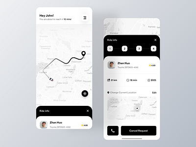 Ride Share App Design