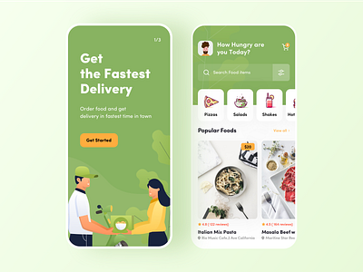 Food App- Onbarding and Discover