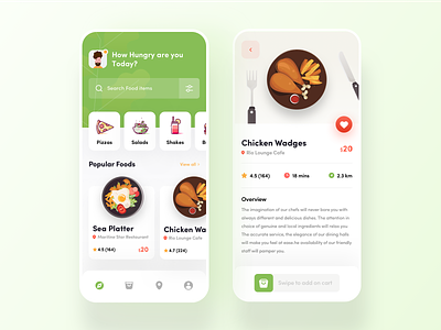 Food App Design app best cart clean color delivery discover favourite find restaurant food food app location retaurant search shop trend 2020 ui uidesigner