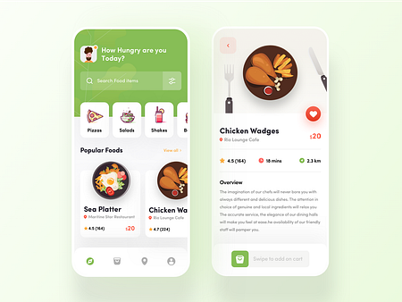 Food App Design by Dibbendo on Dribbble