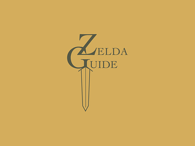 Logo design for ZeldaGuide.com adobe adobe illustrator brand identity gaming gaming guide logo logo design logochallenge logocore logocore challenge logodesign logodesigns sword