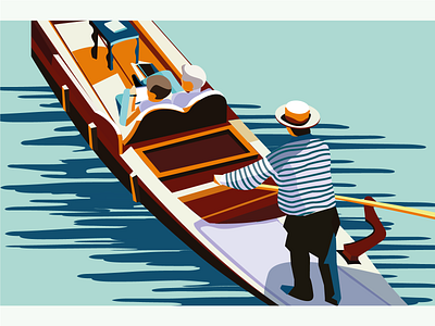 Venice, 5Cities graphic illustration