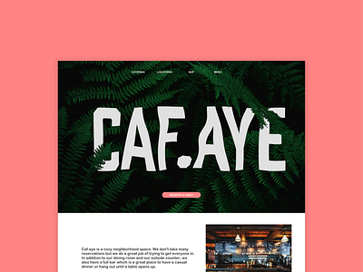 Cafe.Aye branding design