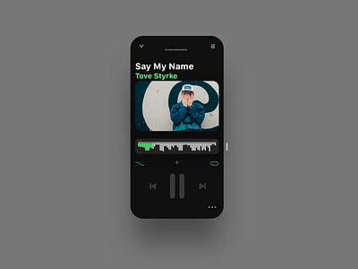 Music App Layout apple music dark design music spotify