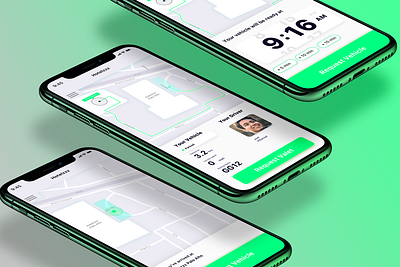 Valet Service design ui ux