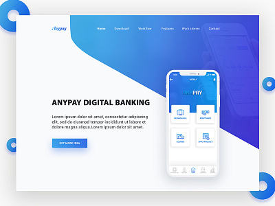 Anypay Landing page