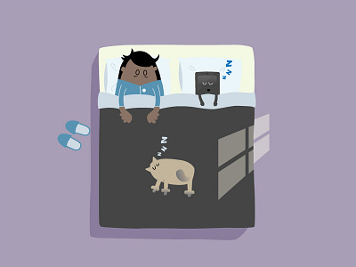 Sleep Census pt 2 bed illustration insomnia sleep