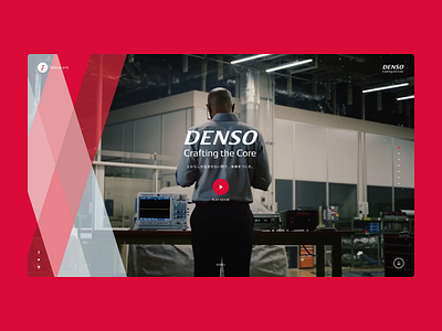 DENSO Brand site animation interaction japan ui web web design webdesign website