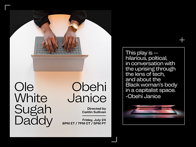 Ole White Sugah Daddy – Marketing Materials design graphic design marketing social media typography