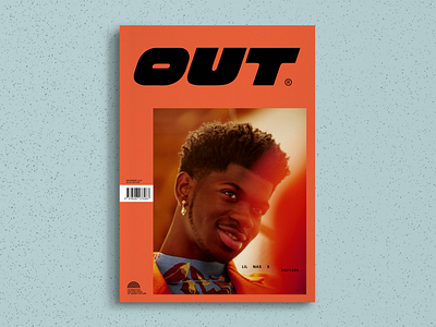 OUT Magazine – Cover Redesign Concept branding cover design design gay graphic design magazine magazine design out publishing queer redesign redesign concept typography