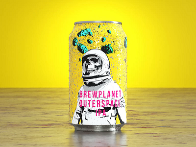 Brewplanet - beer advert 3d animation aftereffects animation branding cinema4d