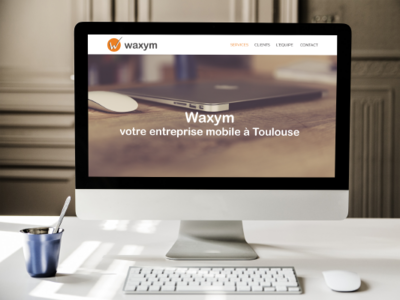 Website template "Waxym"