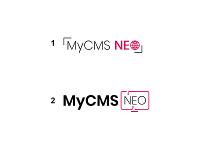 Logo MyCMS NEO branding design designinspiration graphic graphic design illustrator logo logodesign logotype