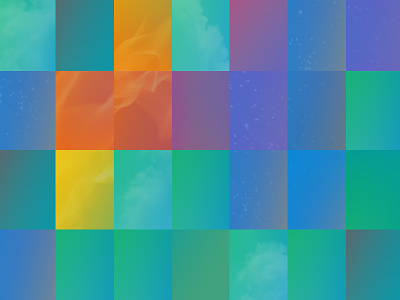 Grid calendar colors grid