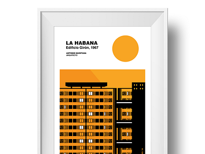 La Habana póster illustration poster