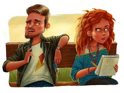 annoying one :) advertising character design children children illustration childrens book illustration