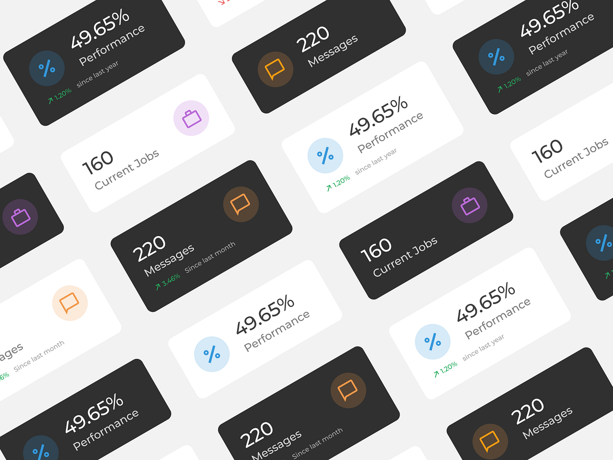 Cards UI designs, themes, templates and downloadable graphic elements ...