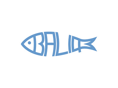 Balıq Logotype fish logo logotype mark restaurant seafood symbol