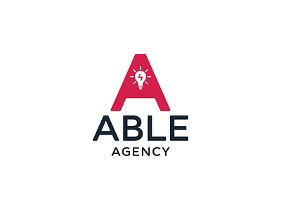 Able Agency agency brand design designer graphic icon identity logo mark simple symbol typography