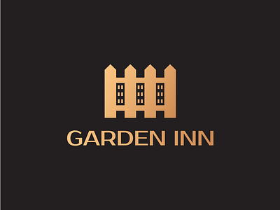 Garden Inn branding hotel icon identity logo luxury mark symbol