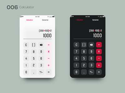 Daily UI 006 — Calculator