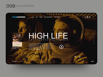 Daily UI 009 — FILMLOVERSS