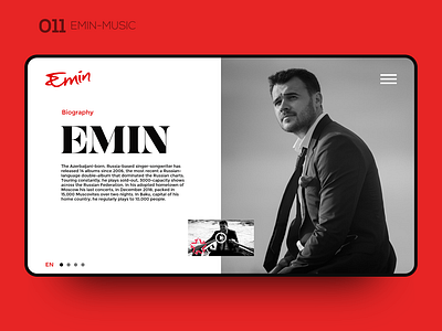 Daily UI 011 — EMIN-MUSIC