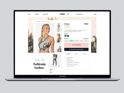 E-commerce exploration - Product page design concept e comerce ui ux web design