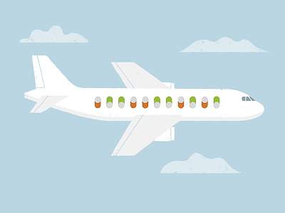 Plane editorial holidays illustration plane travel vector