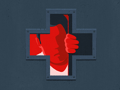 Hospital abuse character characterdesign conceptual illustration editorial editorial illustration illustration texture vector