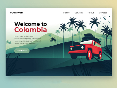 colombia art branding design digital icon illustration illustrator ui web