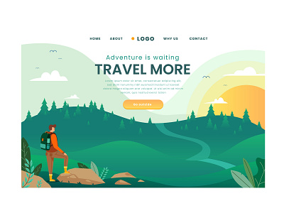Travel app art branding design digital icon illustration illustrator ui web